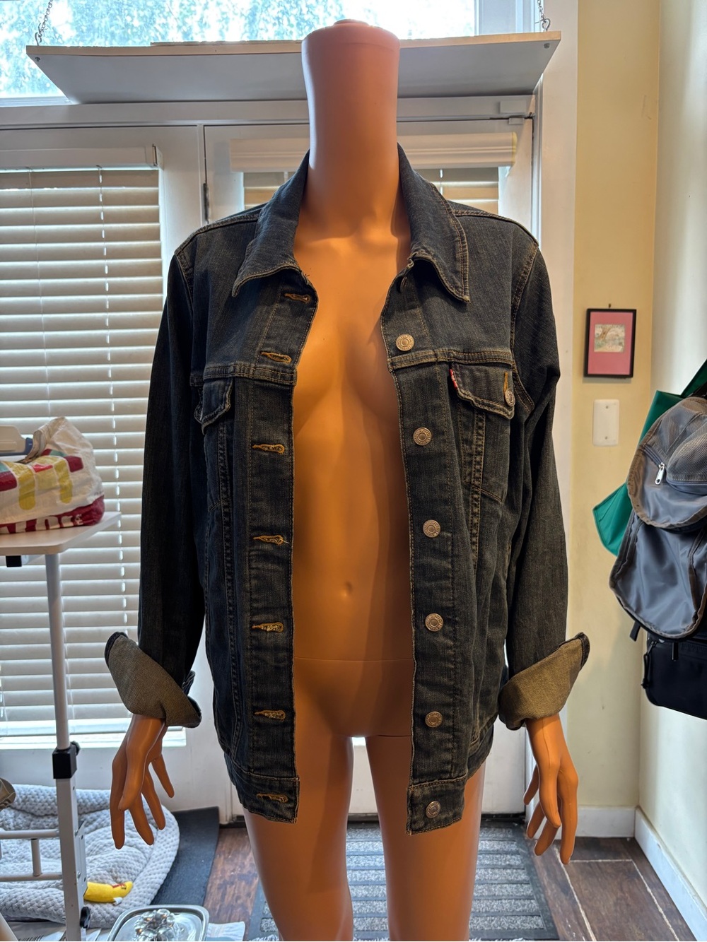 Levi's Blue Denim Jacket with Red Tab